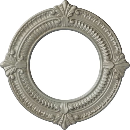 Ekena Millwork Benson Ceiling Medallion (Fits Canopies up to 6 1/8"), 11 1/8"OD x 6 1/8"ID x 5/8"P, Flash Gold CM11BNFLS